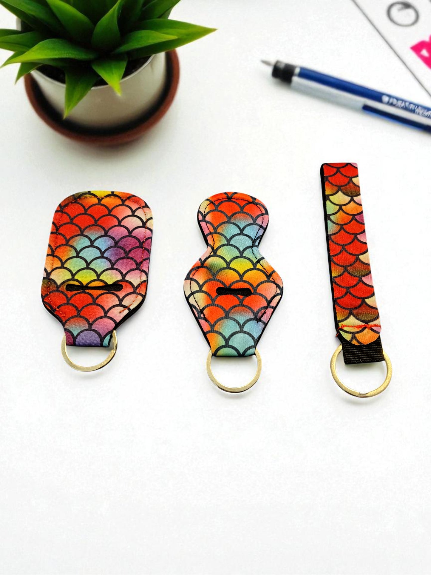 3 Piece Keychain Set - Assorted Designs Wholesale