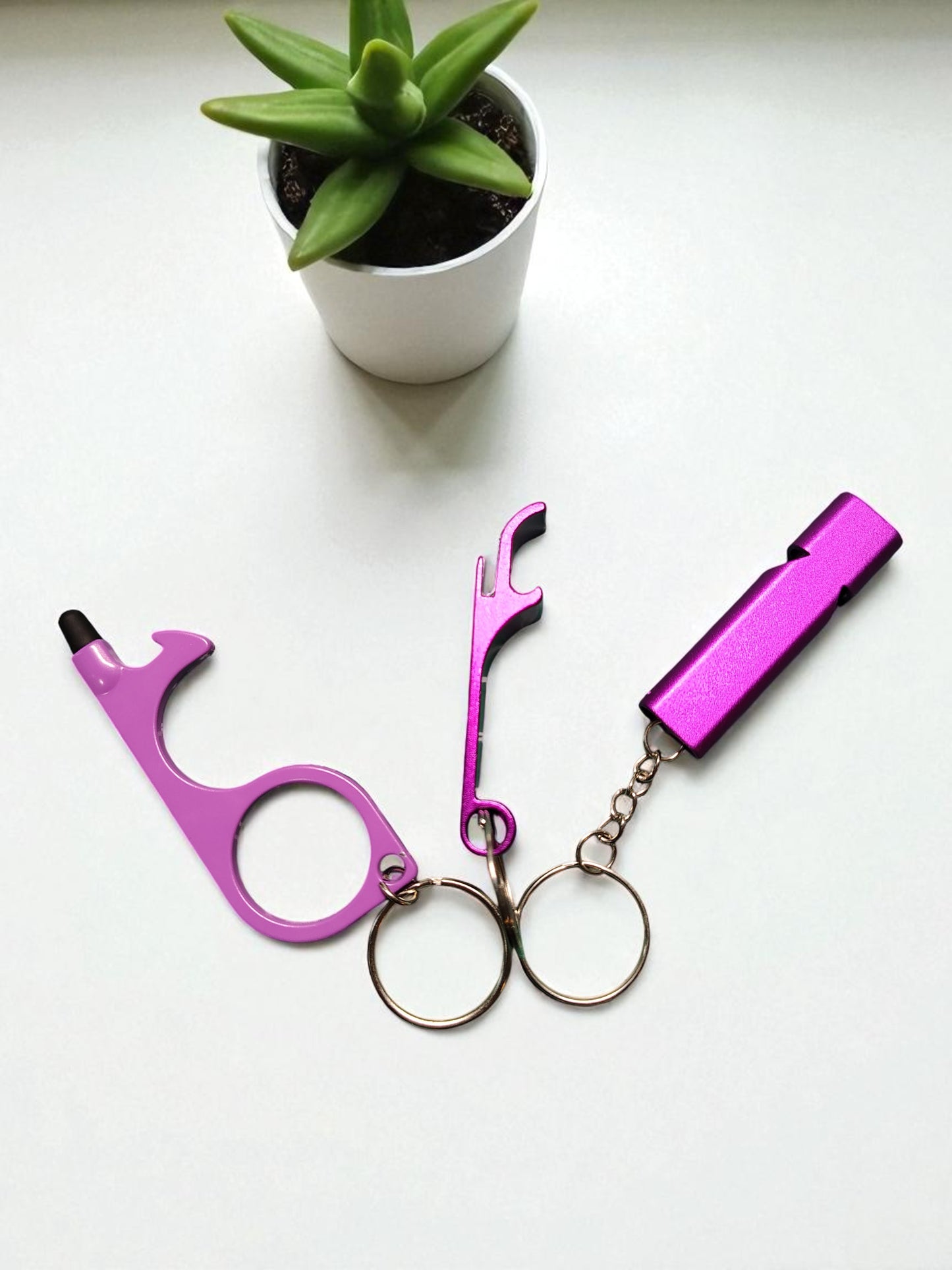 ACCESSORY KIT - 3pc Set Whistle, Bottle Opener & No Touch Tool