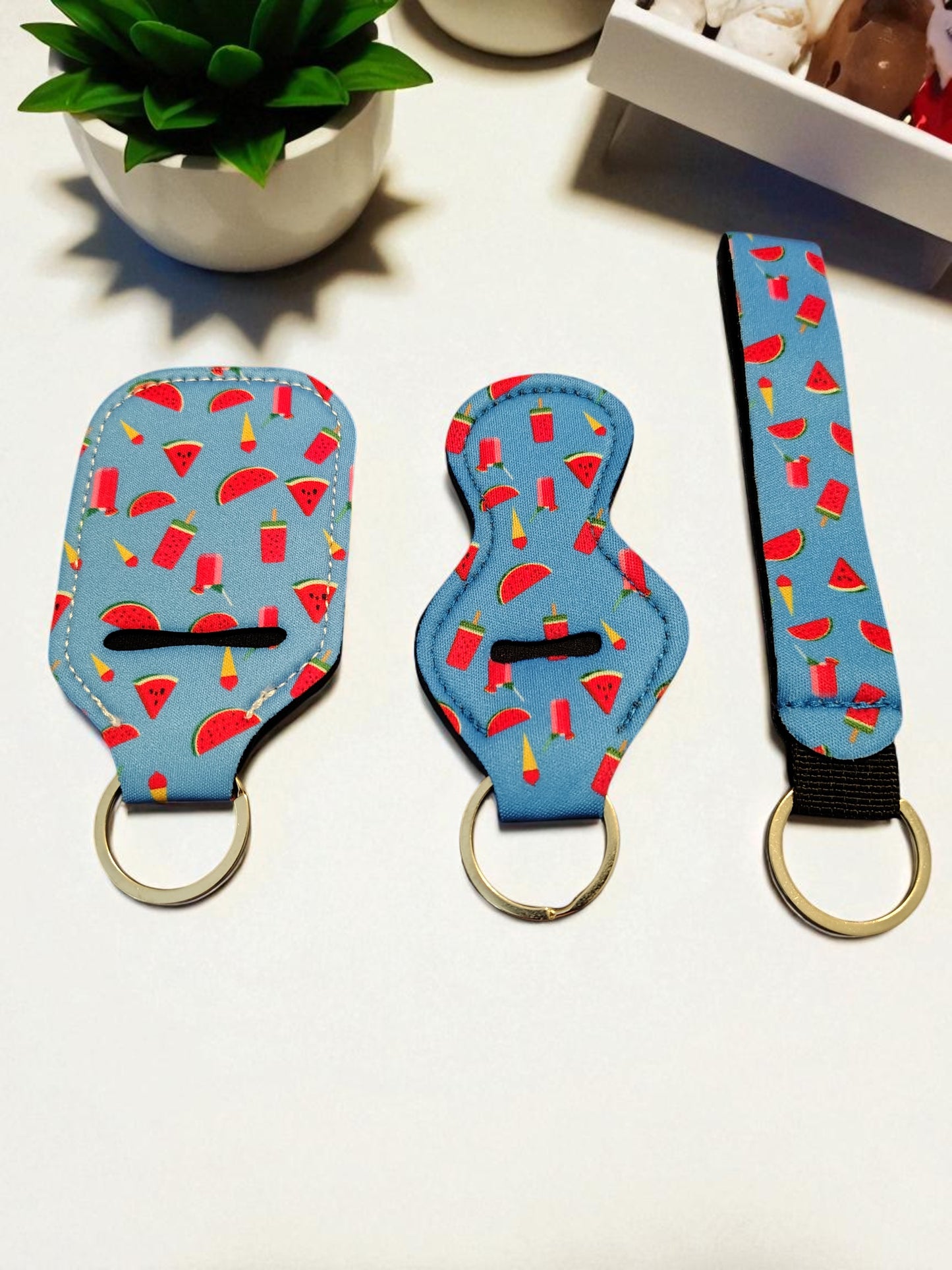 3 Piece Keychain Set - Assorted Designs Wholesale