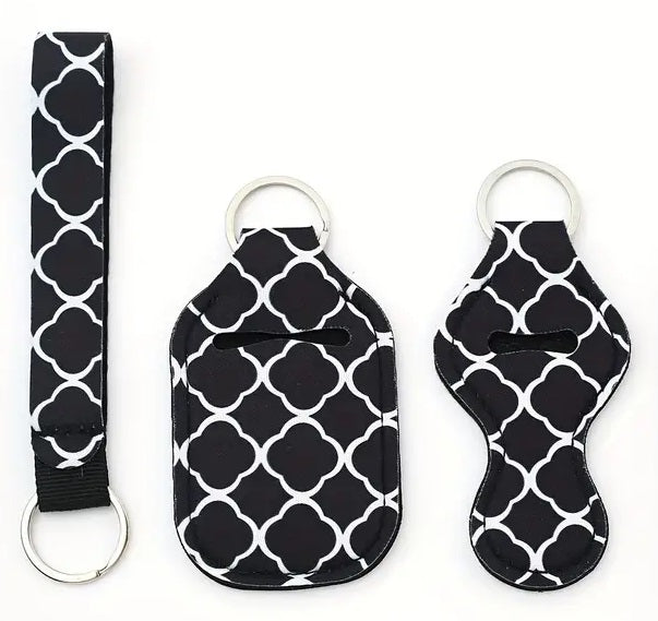 4 Piece Designer Keychain Set