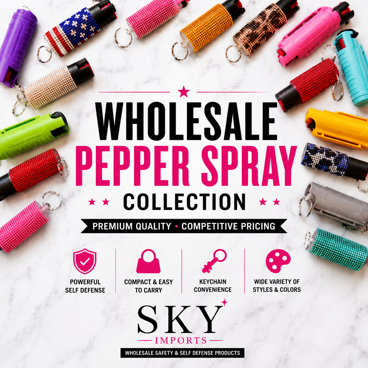 WHOLESALE PEPPER SPRAY.