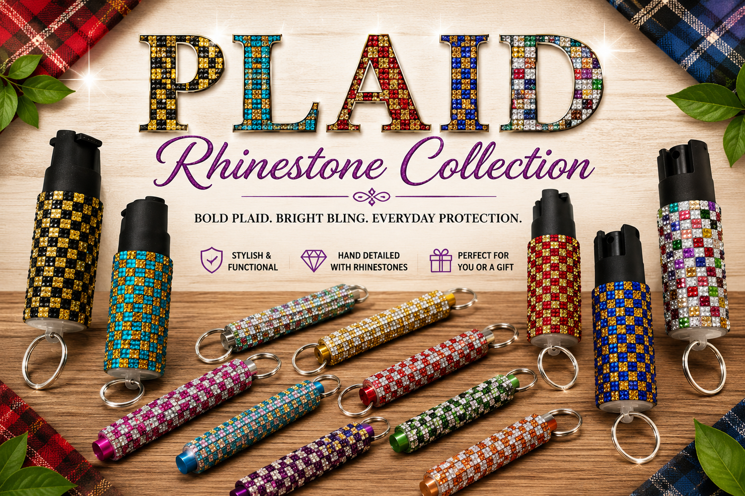 PLAID RHINESTONE COLLECTION