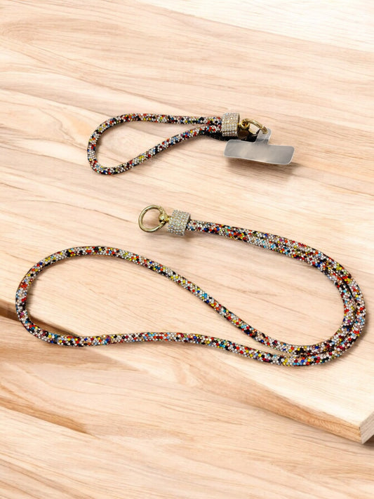 "CLOSE OUT" BLING-it Rhinestone Lanyard and Wristlet Set