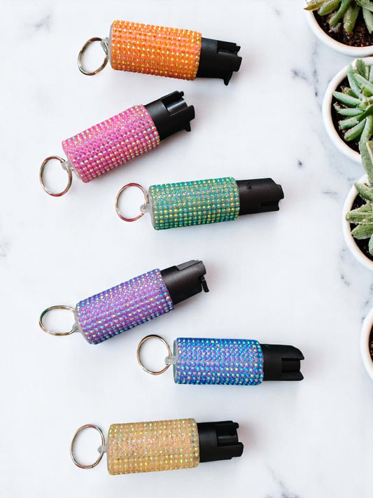 Neon Rhinestone Pepper Spray - Wholesale