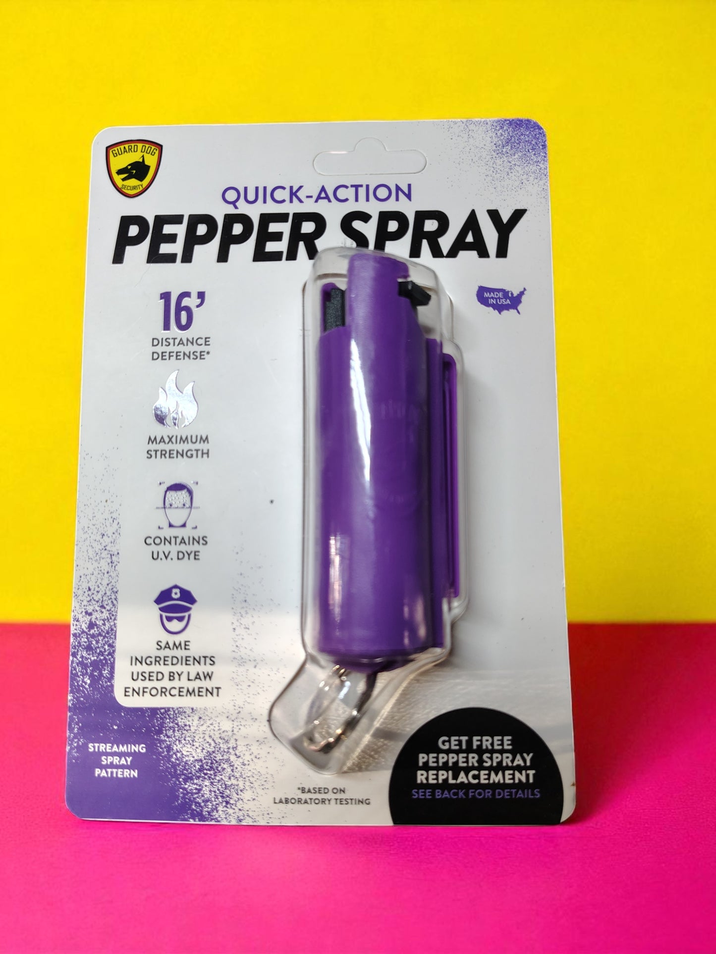 Pepper Spray- by Guard Dog Hardcase Purple