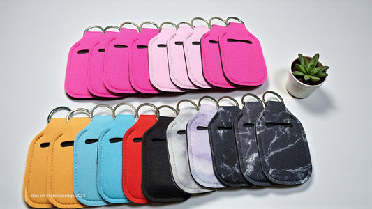 20pc Assorted Sanitizer Holder with Empty Bottle