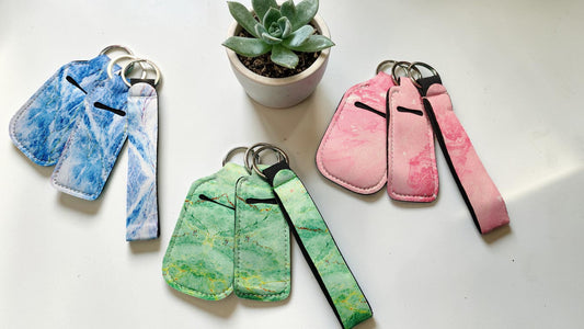 LOT C - 3 Assorted Keychain Sets as Pictured