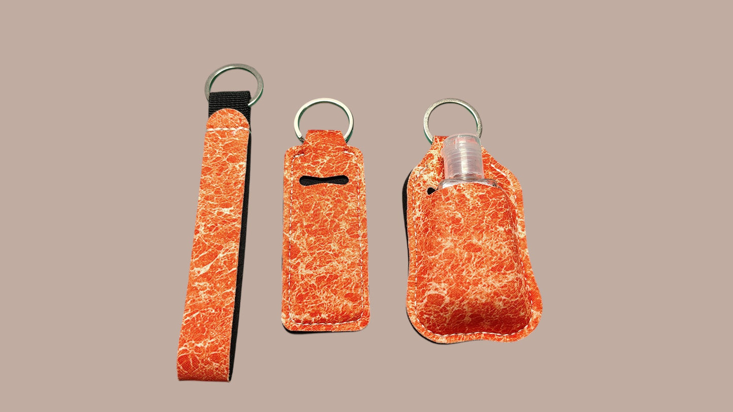 3 Piece Designer Keychain Set