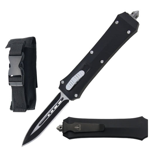 9.25" Dual Action Reaper Spear Point Blade OTF Automatic Pocket Knife