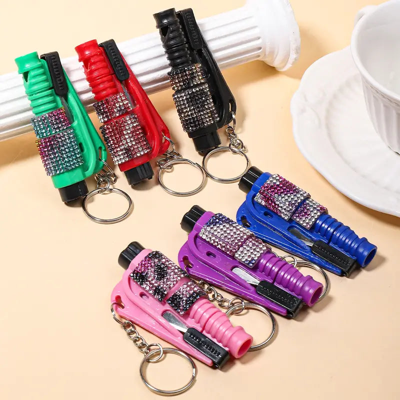 "NEW" Bling-it 3 in 1 Tool includes Glass Breaker, Seatbelt Cutter & Survival Whistle Wholesale