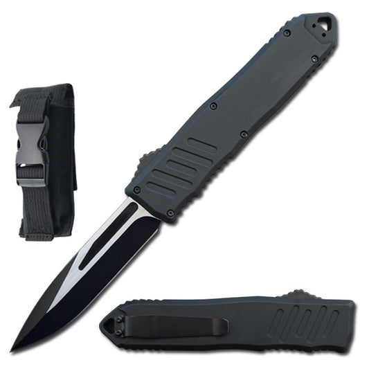 9" Black Havoc OTF Dual Action Automatic Knife