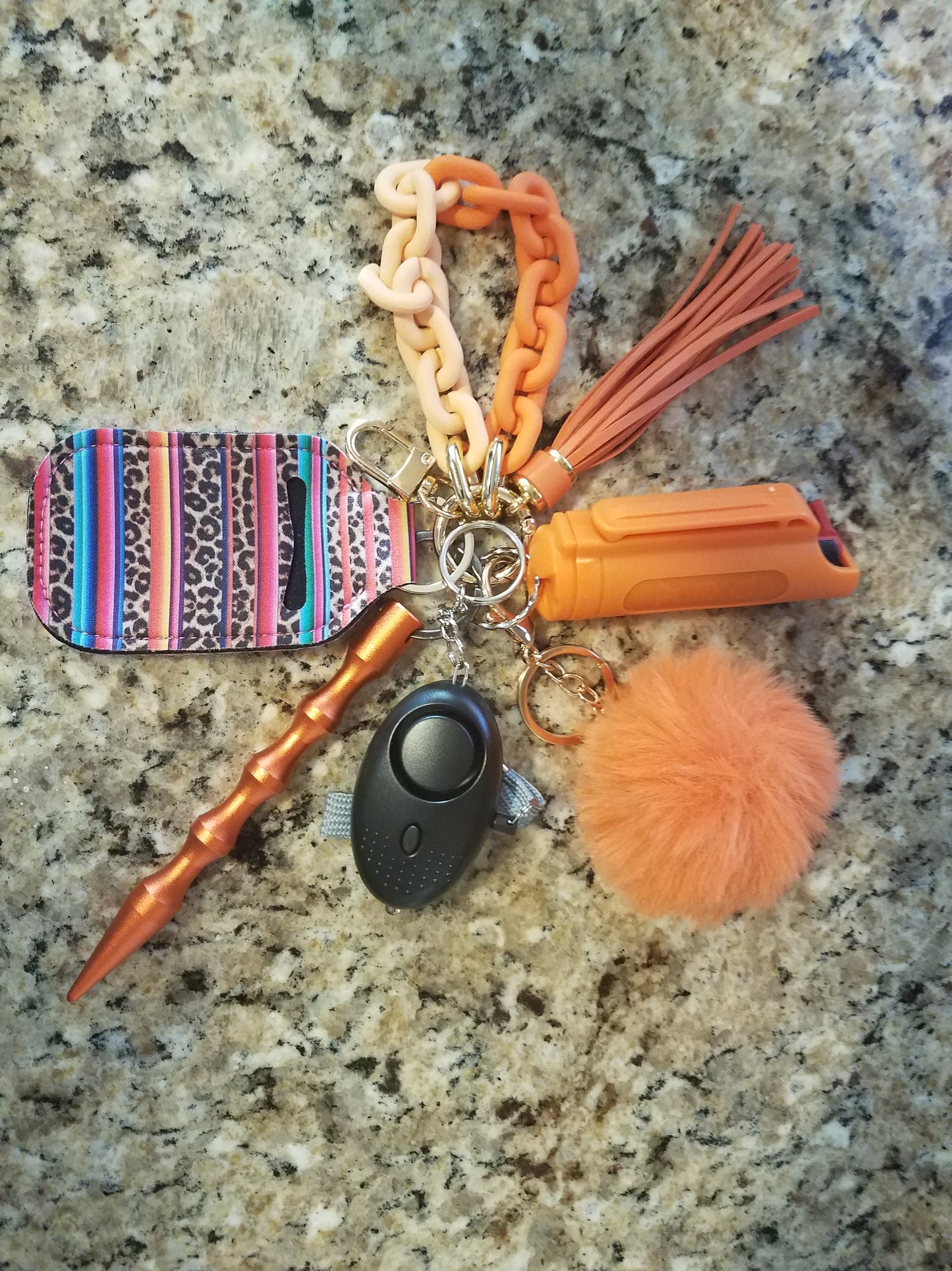 LINK Keychain Set with Pepper Spray