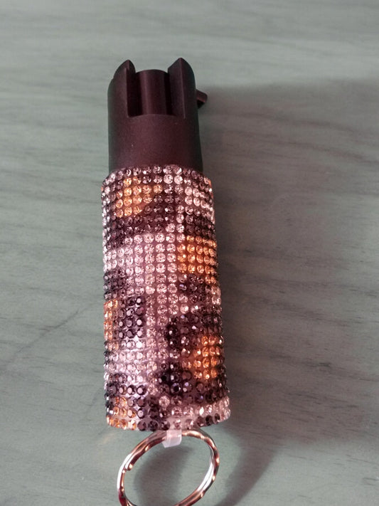 Pepper Spray - Leopard Rhinestone Collection