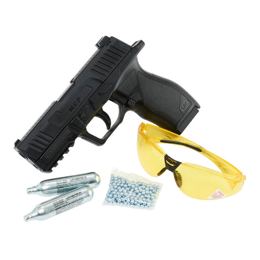MCP .177 Caliber BB Gun Air Pistol Kit - Includes BBS, CO2, Glasses