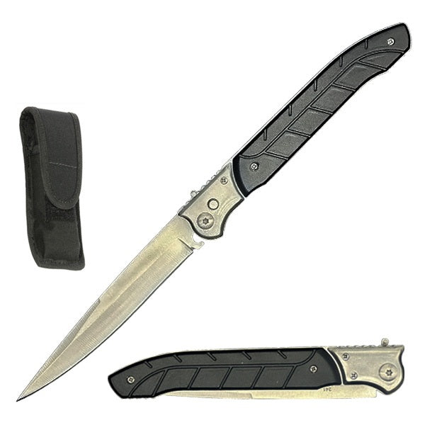 12 Inch Large Heritage Automatic Pocket Knife with Slide Safety Lock