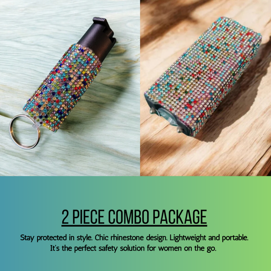 Stun Gun / Pepper Spray Combo Set
