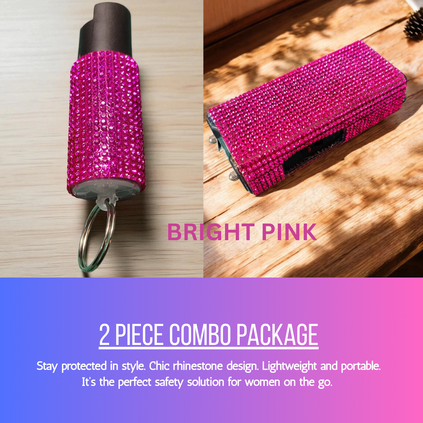 Stun Gun / Pepper Spray Combo Set