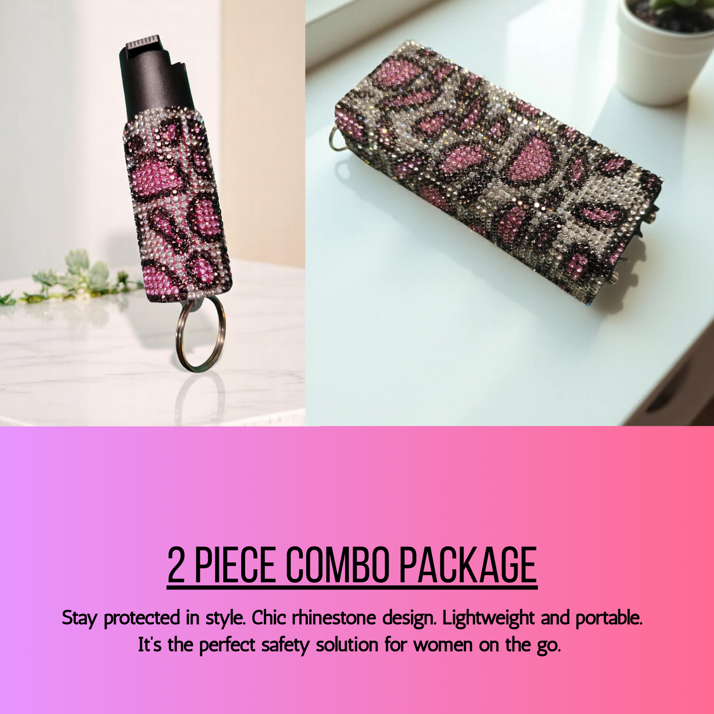 Stun Gun / Pepper Spray Combo Set