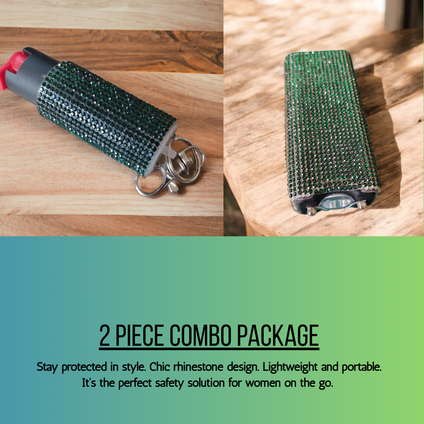 Stun Gun / Pepper Spray Combo Set