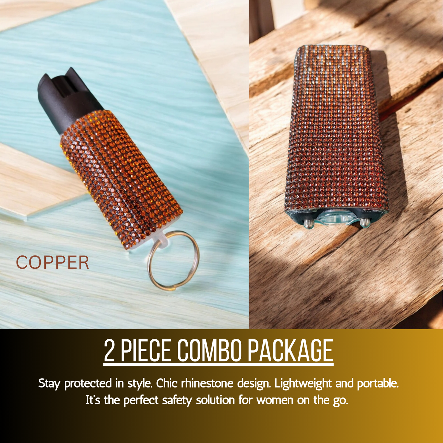 Stun Gun / Pepper Spray Combo Set
