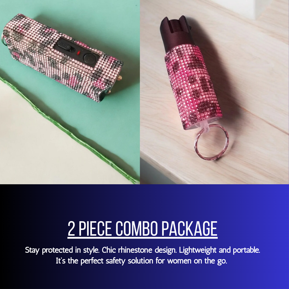 Stun Gun / Pepper Spray Combo Set