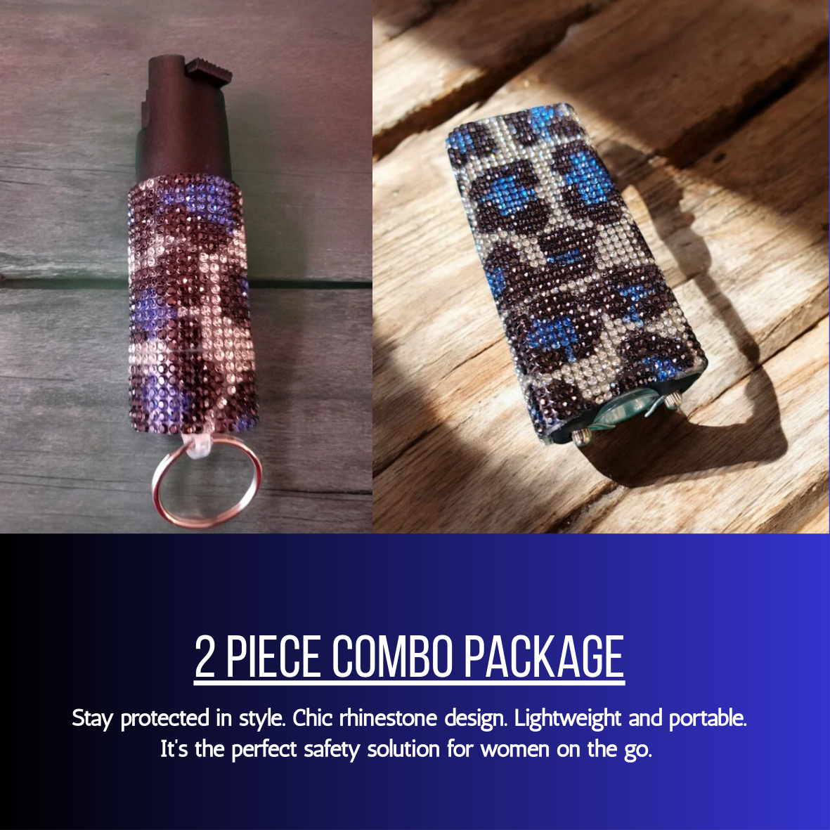 Stun Gun / Pepper Spray Combo Set