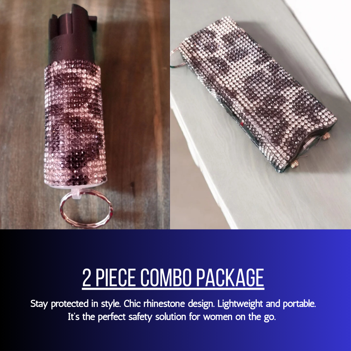 Stun Gun / Pepper Spray Combo Set