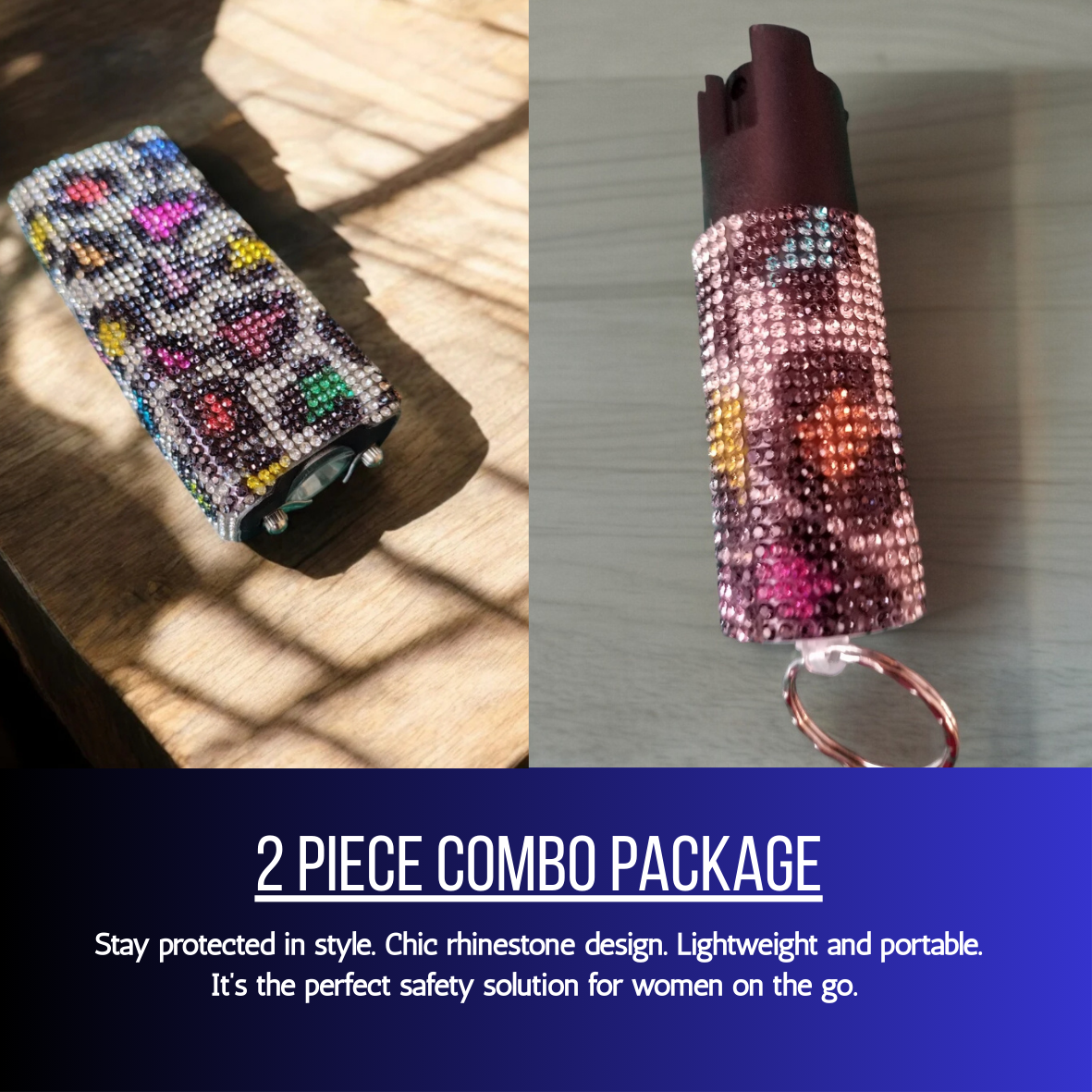 Stun Gun / Pepper Spray Combo Set