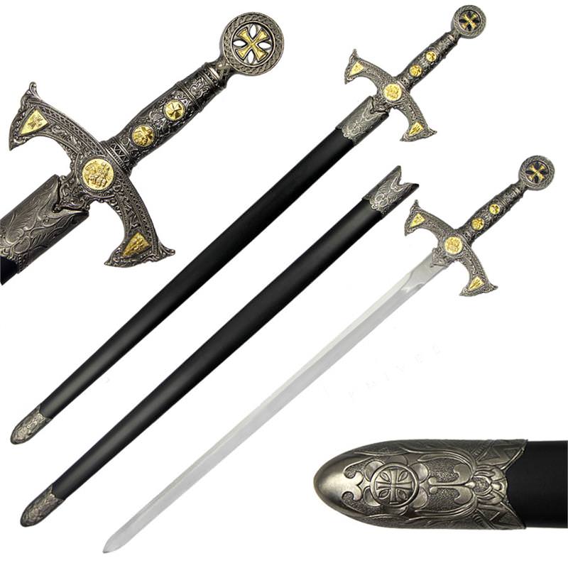 Medieval 12th Century Templar Knight Crusader Sword