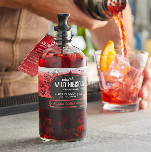 Natural Wild Hibiscus Infusion – Cocktail & Mocktail Mixer