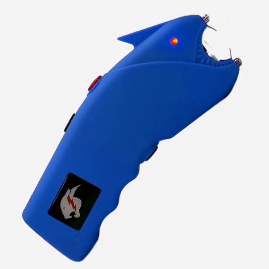 Mako 2.5 Million Volt Rechargeable Comfort Grip Stun Gun Blue
