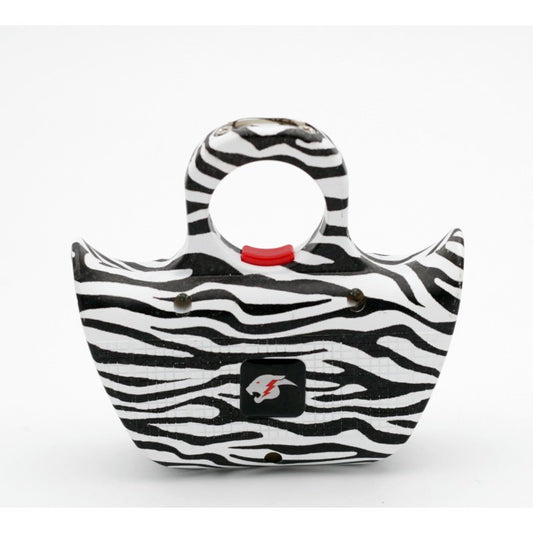 Mini Jogger Zebra Print Sting Ring Self Defense Rechargeable Stun Gun