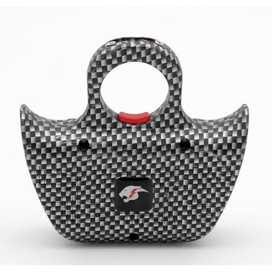 Mini Jogger Carbon Fiber Print Sting Ring Self Defense Rechargeable Stun Gun