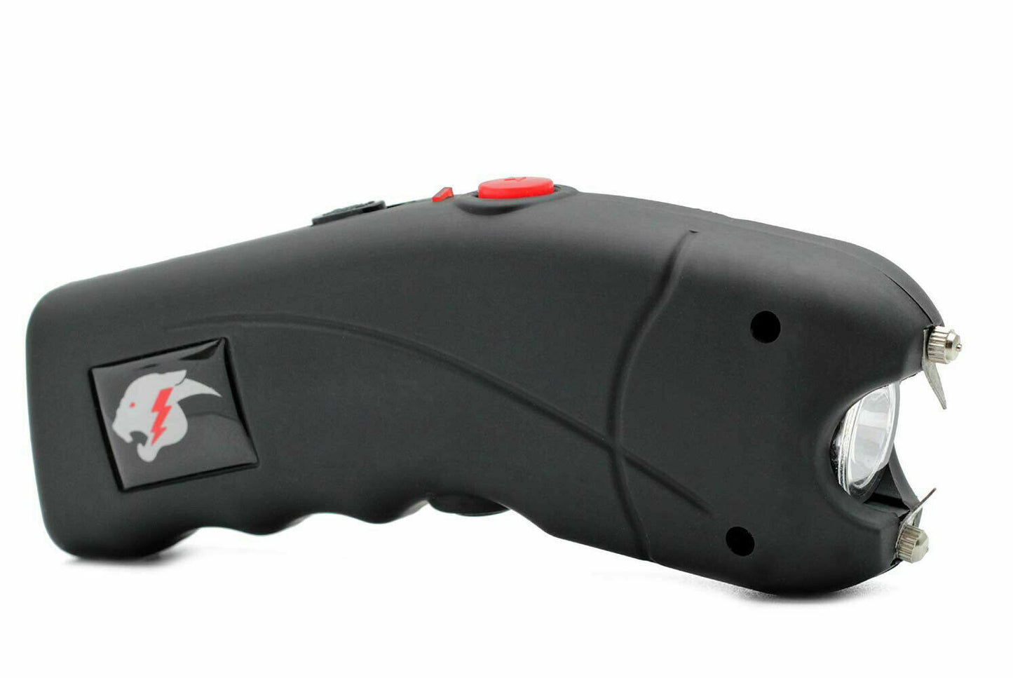 Black Cyclone 2.5 Million Volt Rechargeable Stun Gun With Alarm