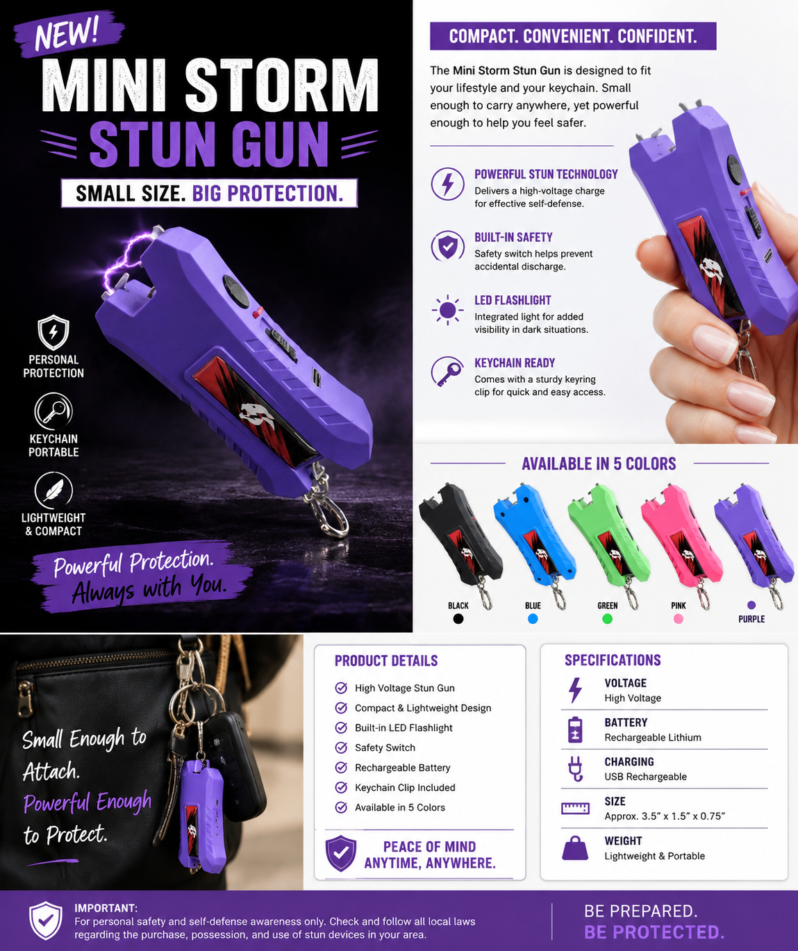 Stun Gun - Storm Mini