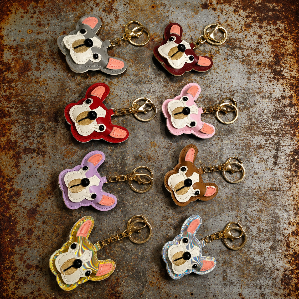 Cute Dog Keychain Accessory