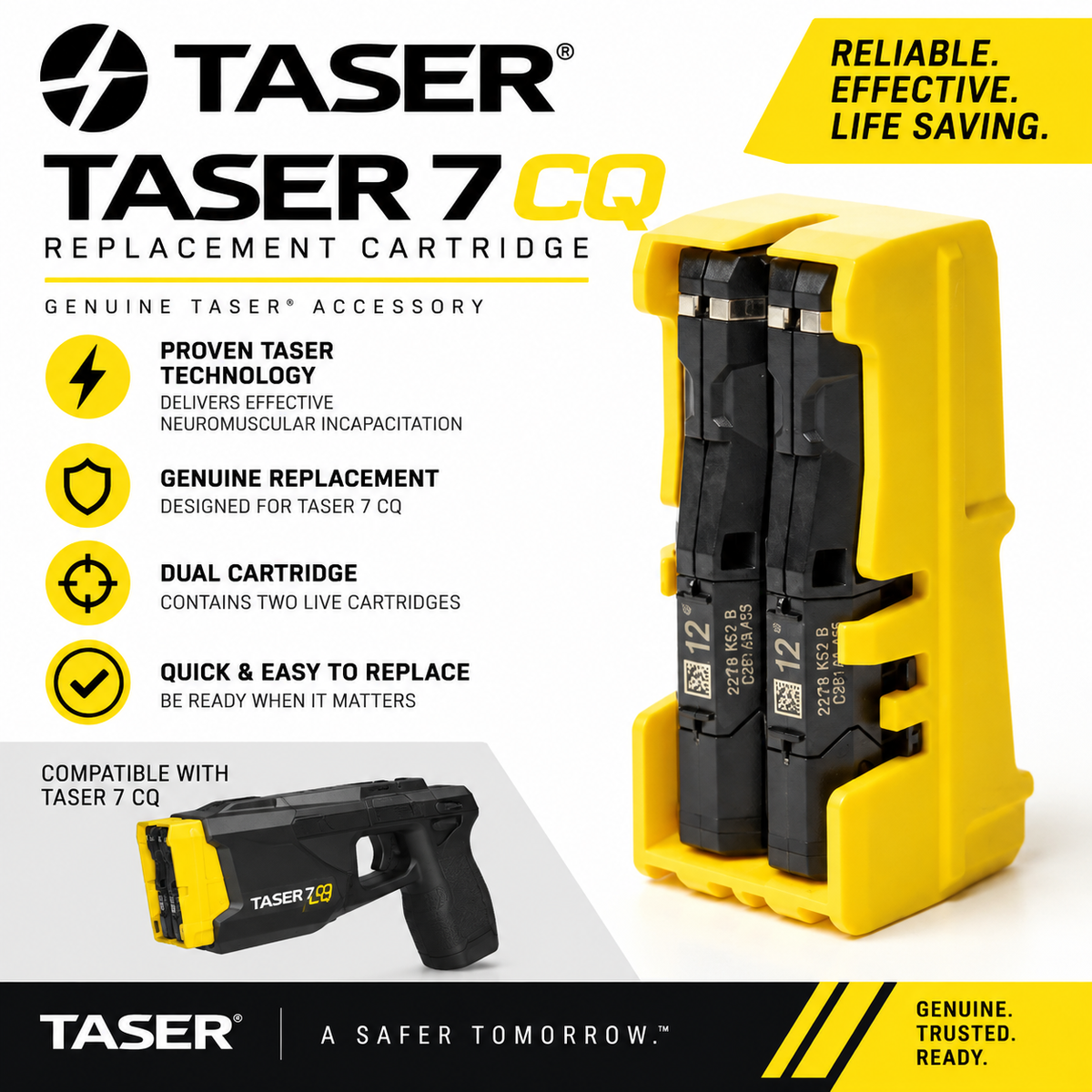 TASER® 7 CQ Replacement Cartridge