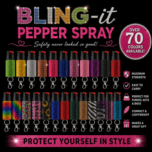 Pepper Spray - BLING-it Rhinestone Design Collection