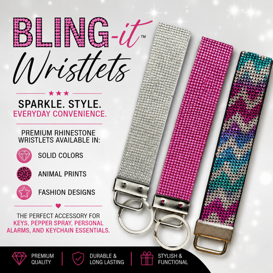 Wristlet Keychain - Bling