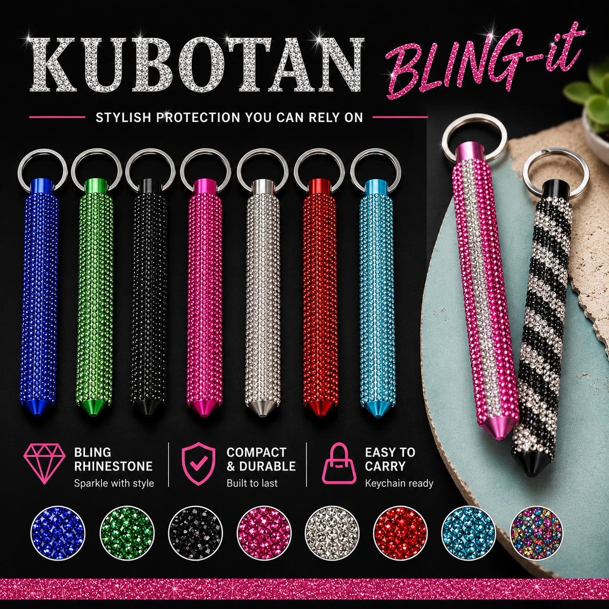 Kubotan - Bling Blunt End