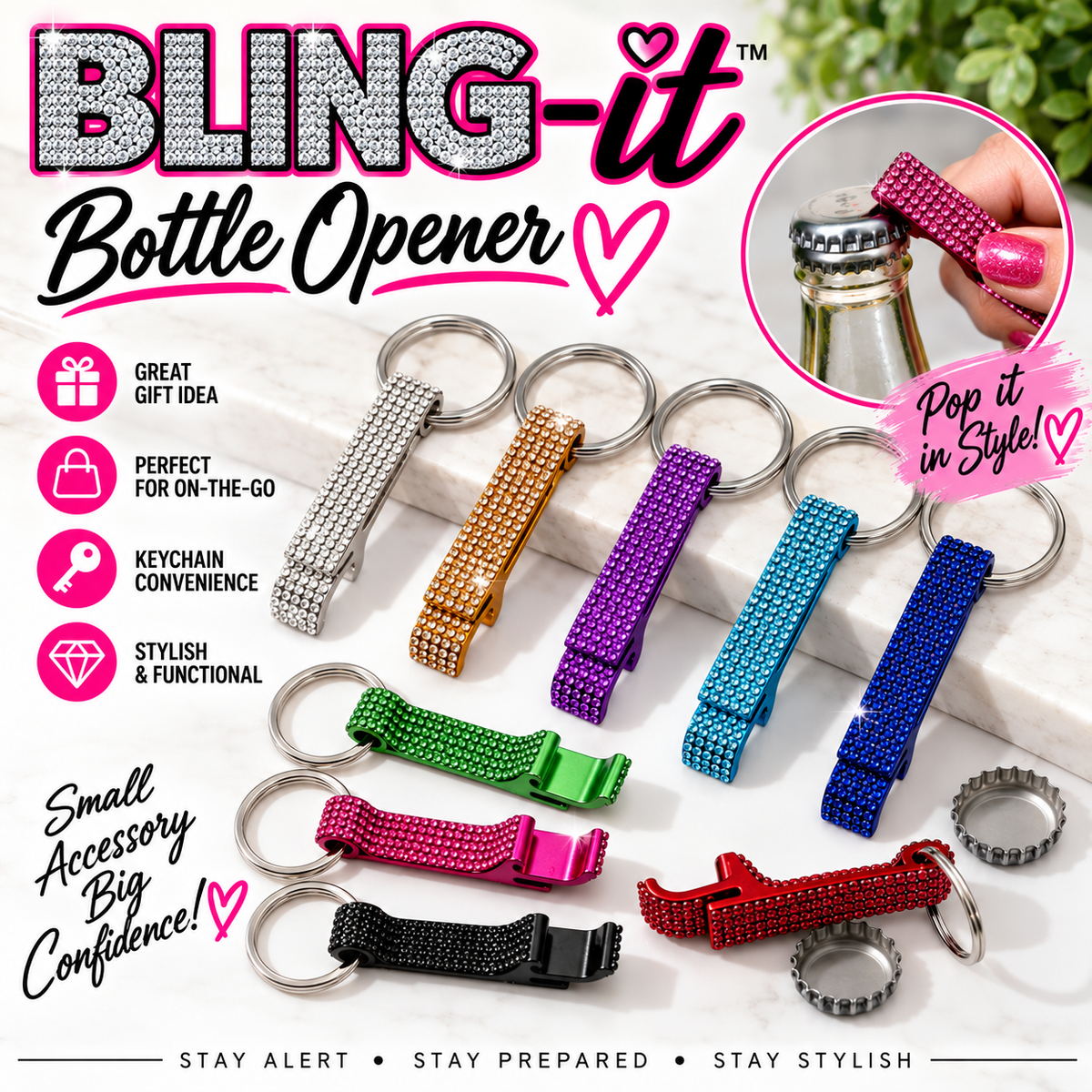 Bottle Opener - Bling