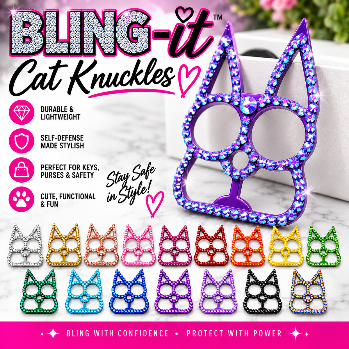 Kitty Knuckles - Bling