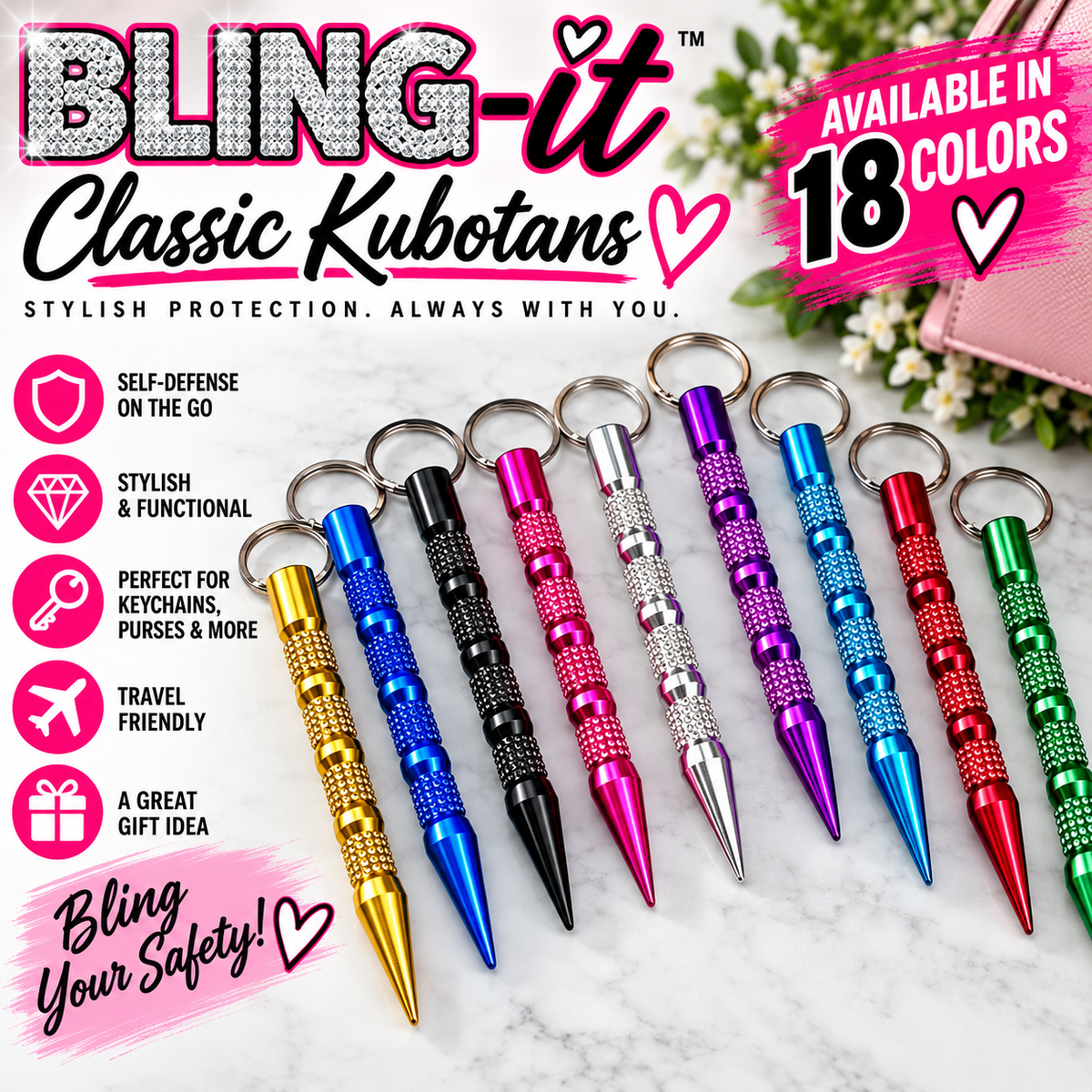Kubotan - Bling Pointed