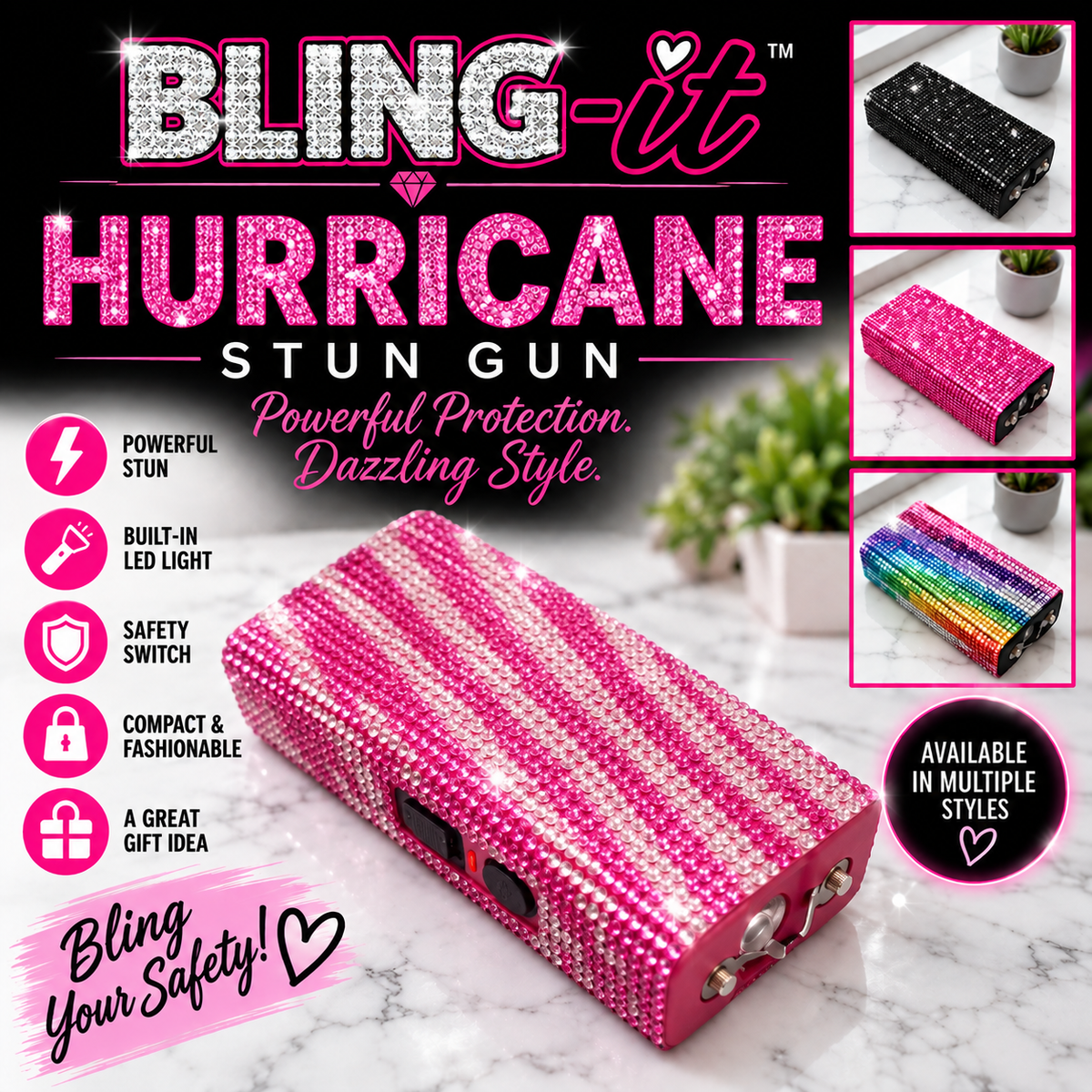 Stun Gun - Hurricane Bling Collection