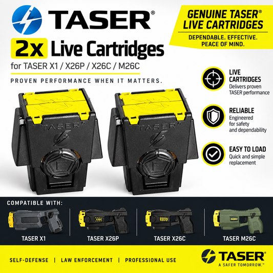 TASER Replacement Cartridges - 2 Pack