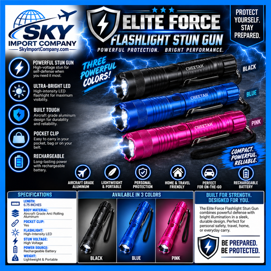 Stun Gun - Elite Force Flashlight Stung Gun