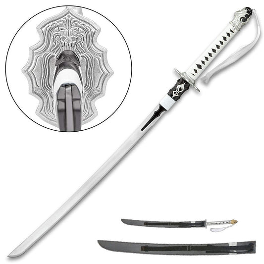 48.5" Virtuous Contract Samurai Gaming Katana Sword With A Shoulder Strap Sheath