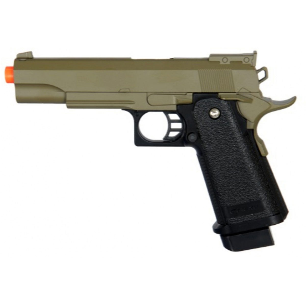 Full Metal Body Airsoft Spring Pistol Hi-Capa 1911 OD Green Two Tone 300 FPS