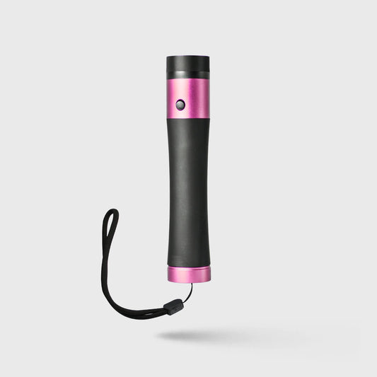 IVY High Voltage Rechargeable 200 Lumen Flashlight Stun Gun Rubberized Grip