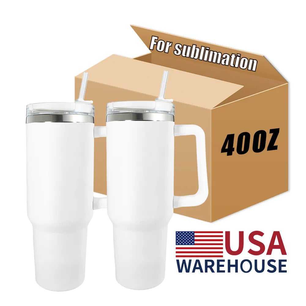 Sublimation 40oz Tumbler Blank with Handle